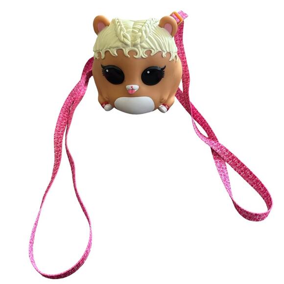 MGA LOL Surprise Biggie Pet Hammy Backpack Piggy Bank Hamster Toy Bag Purse - Picture 3 of 9